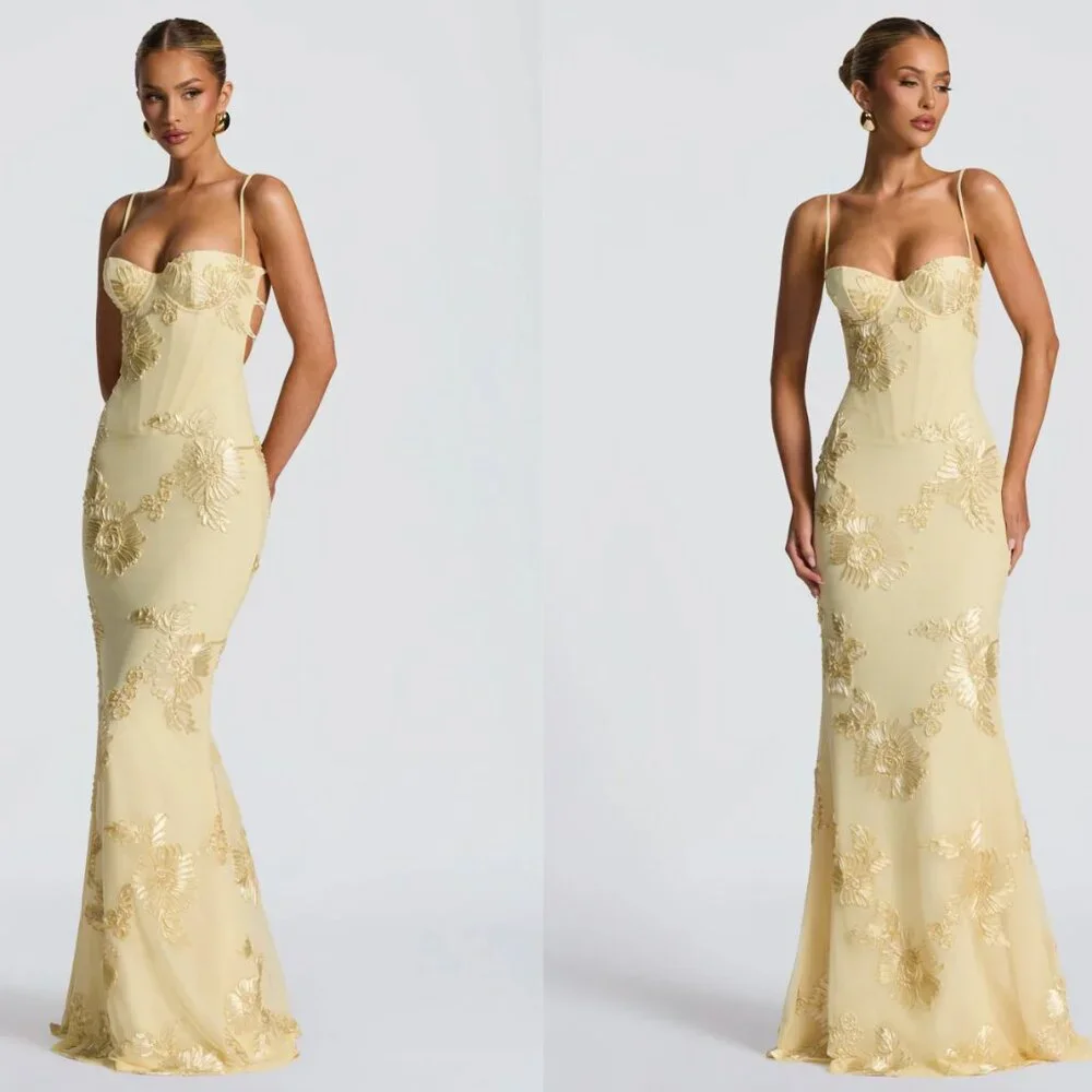Babyboo Nefertiti Maxi Dress - Lemon - Picture 2 of 2